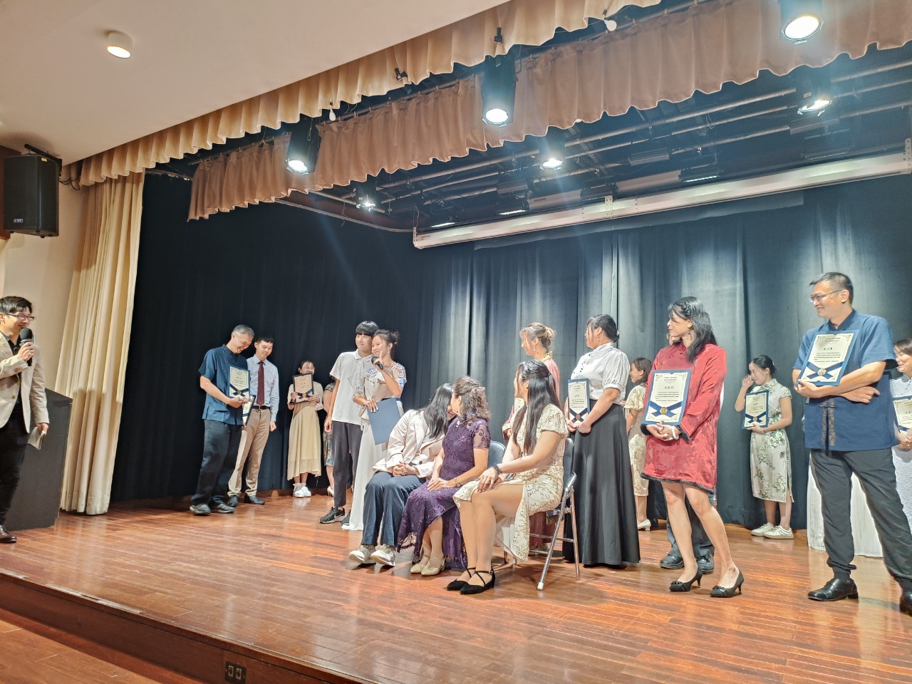 古箏成果發表會現場